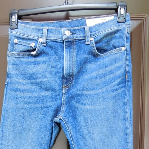 rag & bone Denim - RAG & BONE STRAIGHT FRINGE HEM  BLUE JEAN SIZE 29